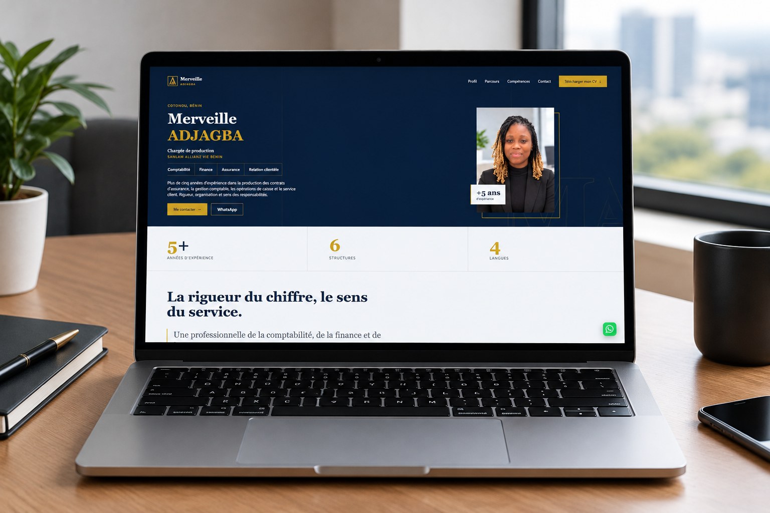 CV numérique · Comptabilité & assurance