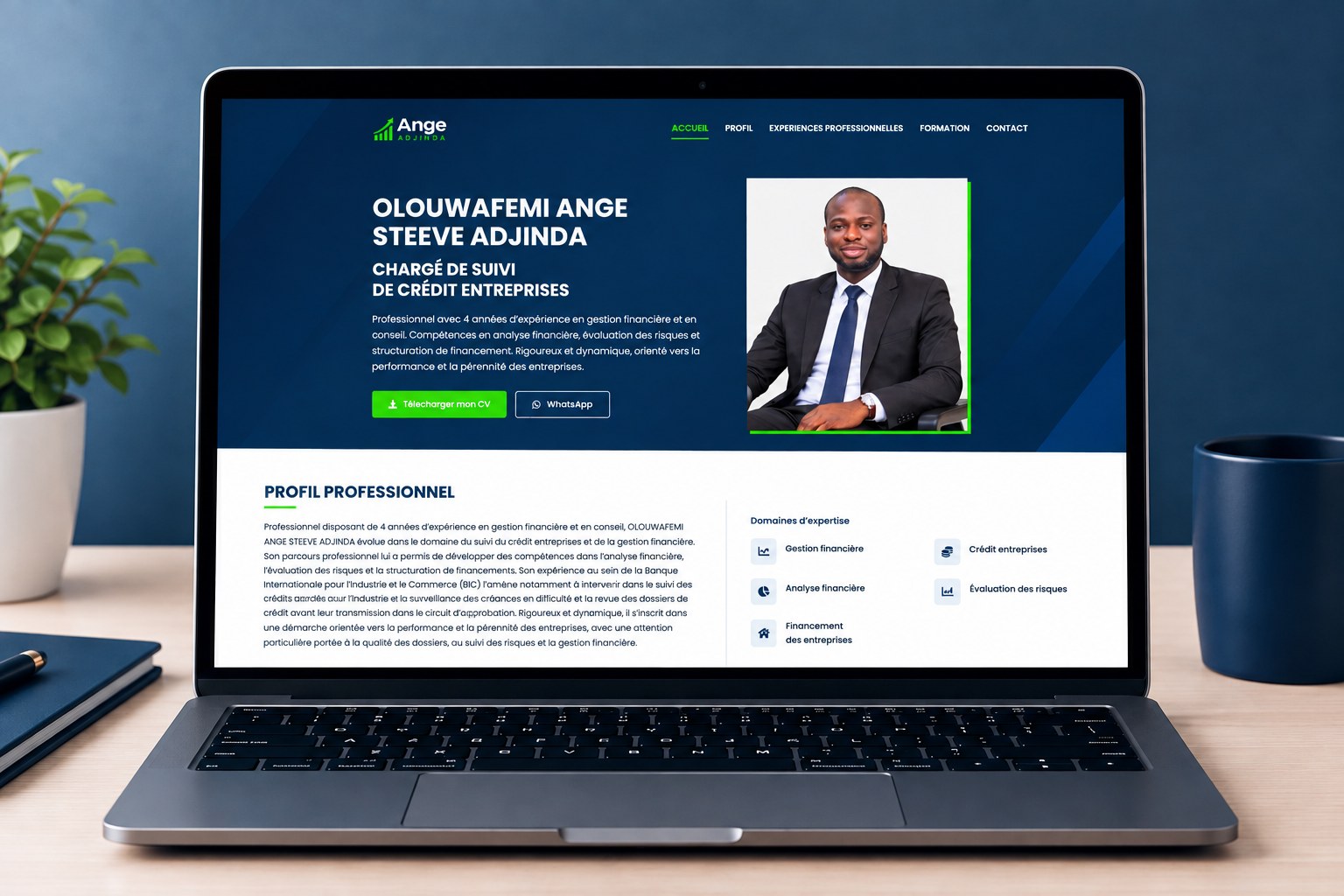 CV numérique · Finance & crédit